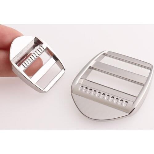Silver Adjuster Slider Release Belt Buckles 20mm/30mm Fastener Schoolbag Repair Hardware Sewing Craft