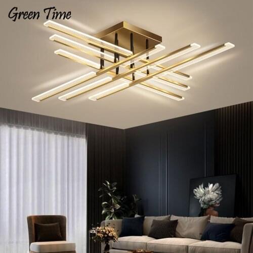 Led Pendant Light Modern Gold Frame Home Pendant Lamp For Living Room Bedroom Dining Room Hanging Lamp Indoor Led Light Fixture