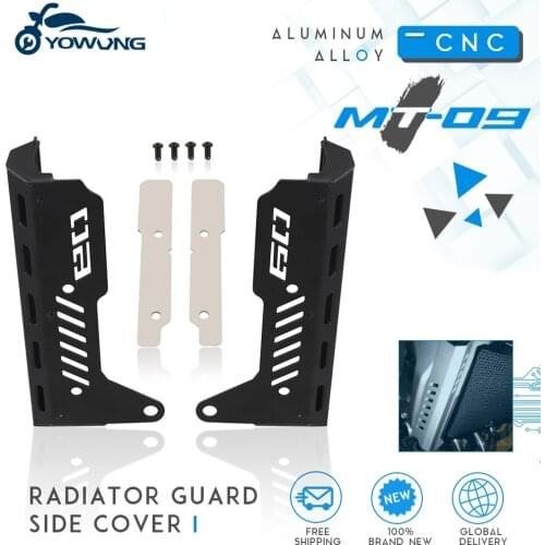 For YAMAHA MT-09 2017~2020 Motorcycle Radiator Guard Side Cover Radiator Guard Side Cover Guard Set YAMAHA MT-09/SP 2018~2020