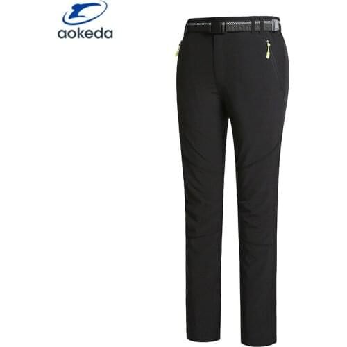 Ladies Outdoor Trekking Sport Pants Waterproof Quick-drying Stretch Hiking Pants Mountain Breathable Hunting Trekking Pants
