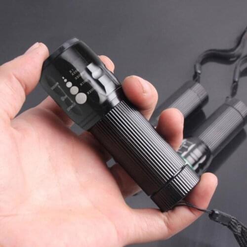 1PC Mini Super Bright Flashlight Zoomable Outdoor Bicycle Camping Hiking Light Energy Saving Portable Pocket Light Outdoor Tools