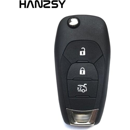 10Pcs Car key Fob Shell For Chevrolet Captiva Cruze Aveo Spark Folding Flip key Cover 3 Buttons Remote Key Case HU100 Blade