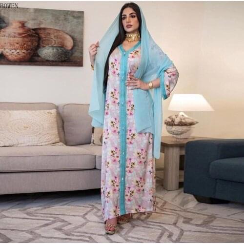 Abaya Dubai Turkey Muslim Dress Islam Clothing Dresses Abayas For Women Vestidos Robe Longue Vetement Femme Musulman De Mode