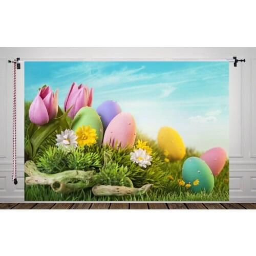 Name Number Custom Printing 5x7ft Easter Day Photography Backdrop Photo Backdrop Studio Background