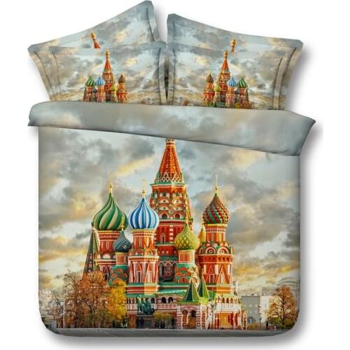 3D Bedding sets Castle Angel bed in a bag sheet quilt duvet cover set bedspread bedset Super King Queen size double full 4PCS