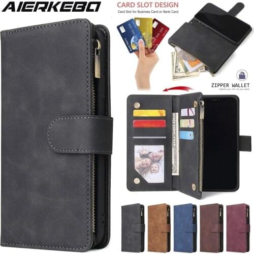 Zipper Leather Wallet Mate30Pro Case For Huawei P30 P20 Mate30 Lite Pro Honor 10i 20i 10 20 Lite Pro P Smart Plus 2019 Cover Bag