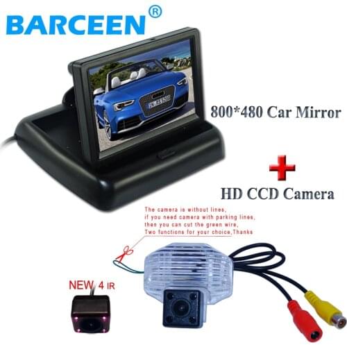 Beautiful fashion set include 170 degree car reversing camera with 4.3 inch car display monitor for Toyota Corolla on promotion