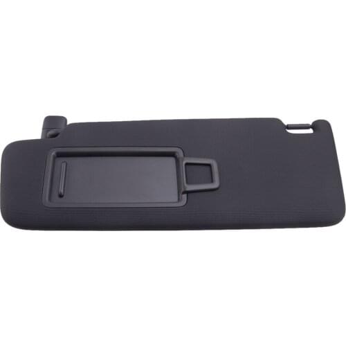 Left Side Sun Visor Sunshade With Makeup Mirror Car Black 5GG857551 Fit For VW Golf MK7 2014 2015 2016 2017
