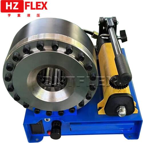 HOT SALES !! hand operation crimping tool for a/c hose P16HP 1 inch pipe crimping tool with 7 sets of dies and enerpac pump