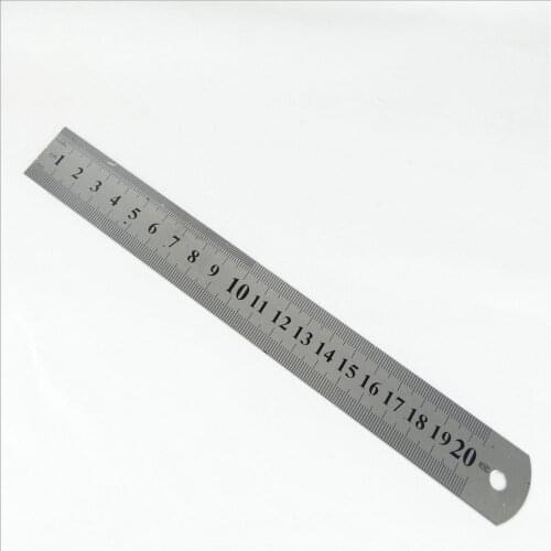 Stainless Steel Ruler Junior High School Physics and Mathematics Teaching Instrument