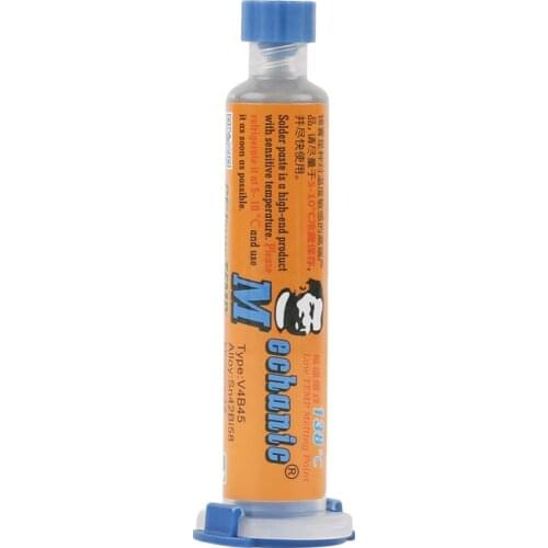 MECHANIC Lead-free Low temperature Solder Flux BGA Paste Soldering Tin Cream SMT Solder Paste 40g Sn42/Bi58 For PCB IC SMT BGA