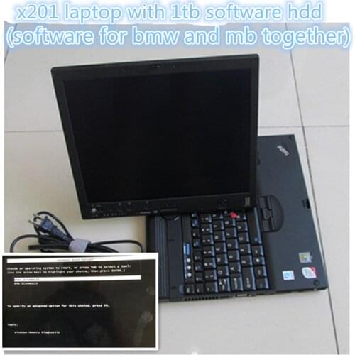 Latest For BMW ICOM A2 + MB Star C4 Software HDD 1tb Full data 2020.3 in X201 Diagnostic laptop