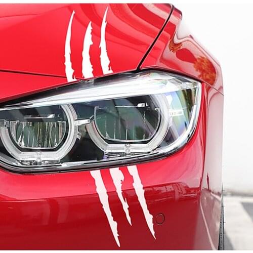 Reflective Claw Scratch Marks Headlight Decal Car Stickers for Kia Rio K2 K3 K5 K4 Cerato,Soul,Forte,Sportage,SportageR,Sorento