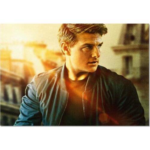 Custom Hot Sale Actor Tom Cruise Poster Home Decoration Fashion Canvas Material Wall Poster 20x30cm,27x40cm,30x45cm