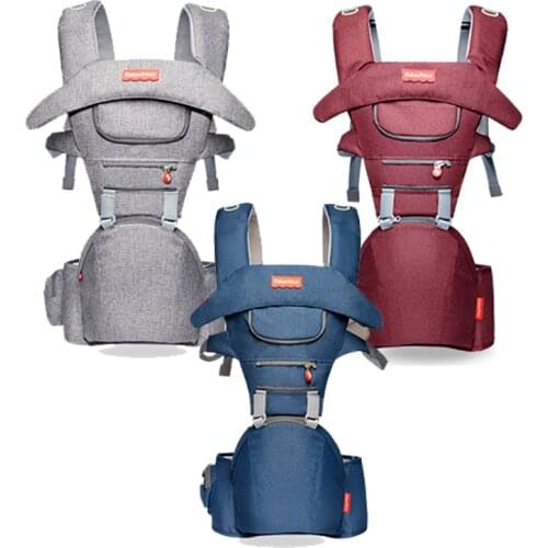 Top Baby Carrier Ergonomic Carrier Backpack Hipseat Sling Carrier Front Facing Ergonomic Kangaroo Baby Wrap Sling for Baby 0-36M