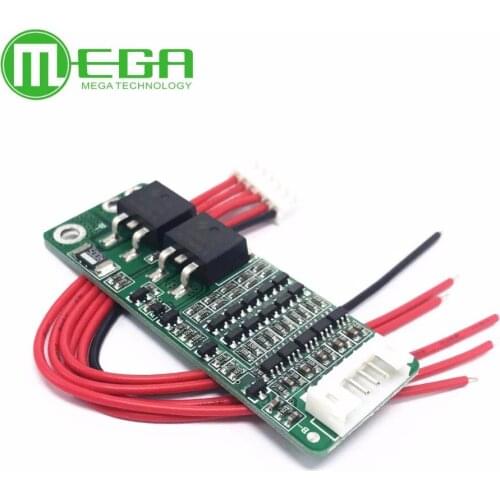 1pcs 5S 15A Li-ion Lithium Battery BMS 18650 Charger Protection Board 18V 21V Circuit Short Current Cell Protection With Wire