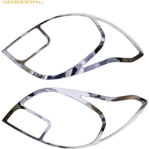 Rear headlamp cover of car headlamp front light rear light cover for buick encore OPEL VAUXHALL MOKKA 2013 2014 abs chrome