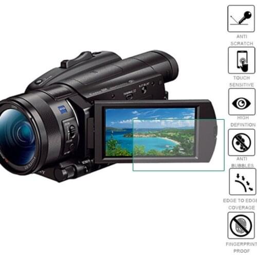 3pcs PET LCD Display Screen Protector Soft Protective Film for Sony FDR-AX700 FDR-AX100E FDR-AX45/AX60/AXP55 DV Video Camera