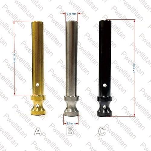 Motorcycle Oil Disc Clamp Guide Screw Alloy Titanium Brake Caliper Pad Pin Rear Bolts GR5 Material 1 PCS