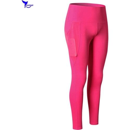 Women Transparent Mesh Pocket Yoga Tights Elastic Quick Dry Workout Running Leggins Gym Clothes High Waist Jogging Fitness Pants