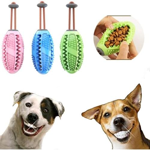 Pet Dogs Rubber Rod Feed Toy Dog Chew Toy For Dog Tooth Clean Rod Of Extra Tough Rubber Puppy Toy Biting Resistance Pet Supplies