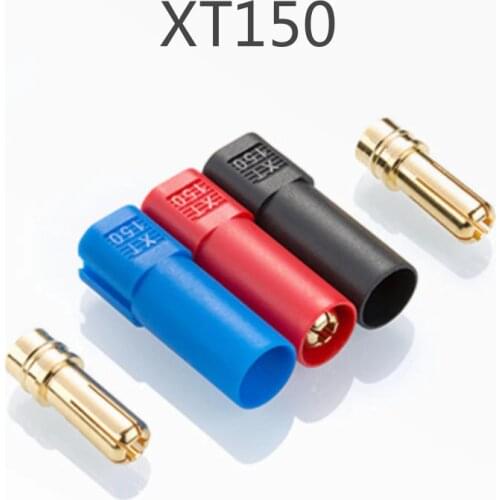 10PCS 5 Pairs AMASS XT150-M/F Connector Adapter 6mm Male/Female Plug High Rated Amps For RC LiPo Battery 20%Off