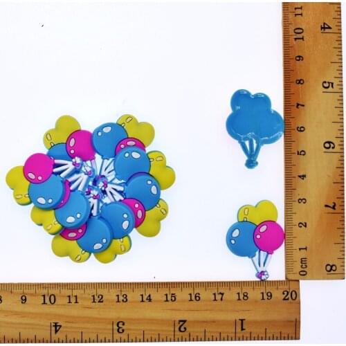 10 pcs Balloons Cute Small Soft Patches Ornaments Fit DIY Handmade Crafts Accessory For T Shirt Pants