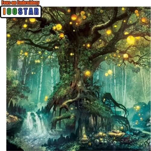 Diamond Embroidery DIY Diamond Painting Cross Stitch Kit Shiny tree 5D Full Square Diamond Mosaic Home Decor