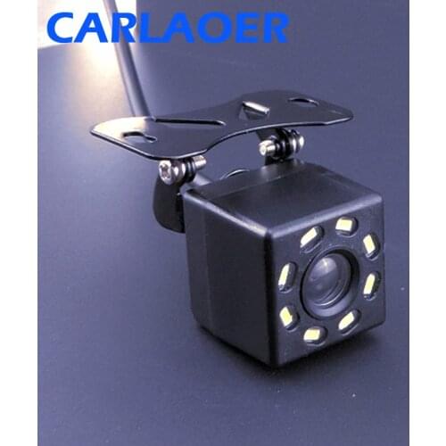 Car Rear View Camera Universal Backup Parking Camera 8 LED Night Vision Waterproof HD Color Image 6m or 8m video cable optional