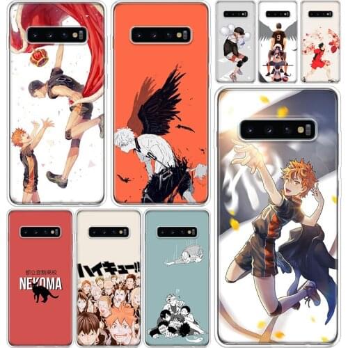 Haikyuu Nekoma Phone Case Cover For Samsung Galaxy S20 Ultra S10E Note 10 9 8 S9 S8 S7 S6 J4 J6 J8 Plus Lite + Cover