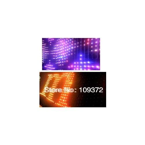 Flexible Soft DJ DMX P9 Led Video Version Cloth RGB 3 In1 Color Curtain Wall Light Screen Display for Wedding Stage Backdrops