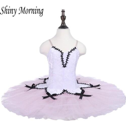 Adult classical ballet tutu skirt White paquita professional ballet costume Ballerina pancake ballet dress tutu white