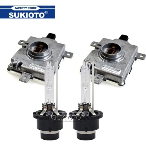 SUKIOTO 12V 55W D2S Xenon Headlight Kit OEM D2R HID Ballast 33119TA0003 W3T20971 Car Light D2S Bulb Lamp 6000K 4300K 5000K 8000K