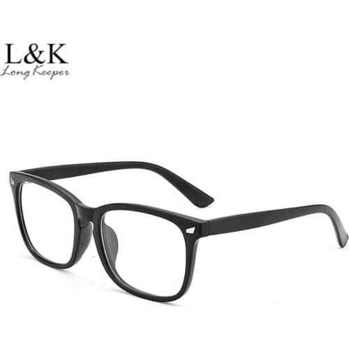 LongKeeper Anti Blue Light Glasses Frame Men Women Clear Lens Computer Gaming Eyeglasses Anti-UV Eyewear Spectacles Oculos