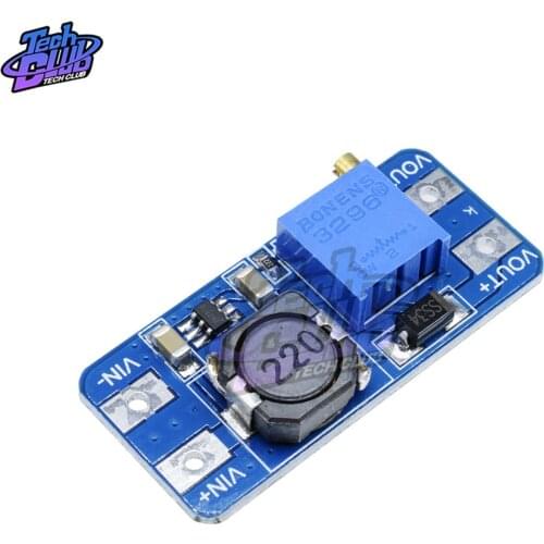 MT3608 DC-DC Adjustable Step Up Converter Booster Power Supply Module Boost Step-up Board MAX output 28V 2A For Arduino