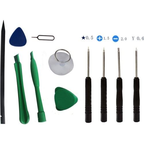 Free shipping 11 in 1 cell phone Repair Tools Screwdrivers Set Kit Precision phone opener especially for iphone sumsung repair