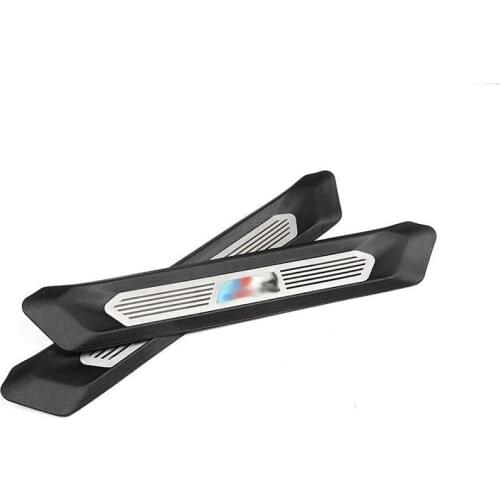 For BMW X3 G01 X4 G02 2018-2019 Colorful M3 Logo Rear Door Sill Scuff Plate