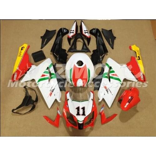 New ABS motorcycle Fairing For Aprilia RS125 2006 2007 2008 2009 2010 2011 RS125 06 11 Injection Bodywor Red White V16