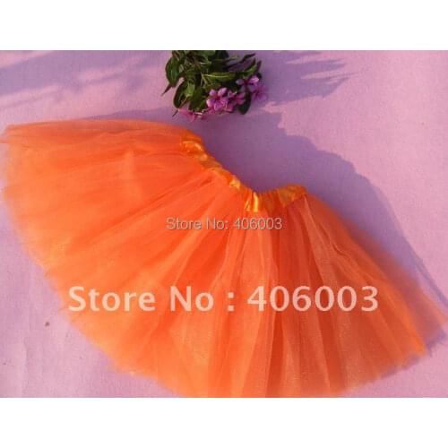 Orange halloweeen tutu mixed color available wholesale 50pcs stock free shipping