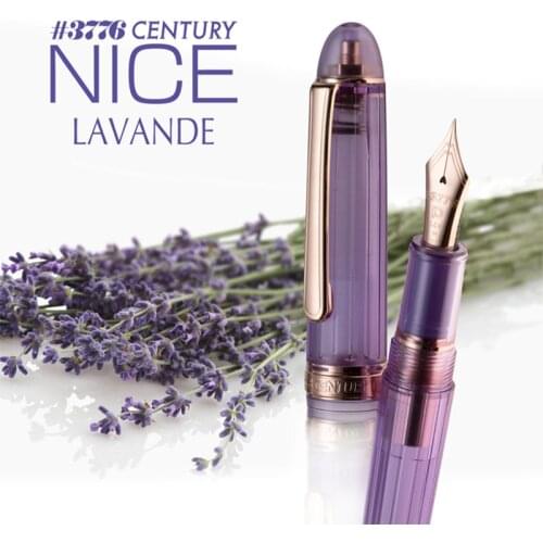 Platinum Fountain Pen Nice Edition Original LAVANDE 14K Nib Romantic Pink Purple Girly PNB-20000R Ink Pen Stationery Supplies