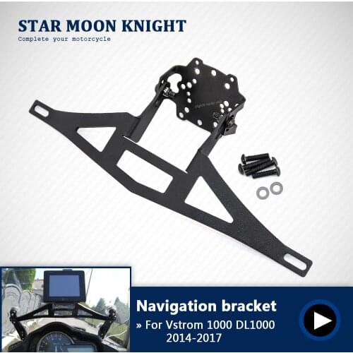 Phone stand 2014-2017 For Suzuki Vstrom 1000 DL1000 support GPS / smartphone motorcycle navigation bracket mobile phone bracket