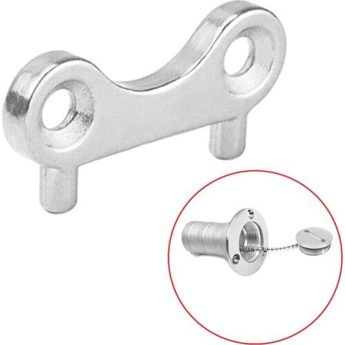 316 Stainless Steel Fuel Gas Water Waste Tank Deck Fill Filler Spare Cap Key Replace Plate Tool Marine Yacht Boat Accessories