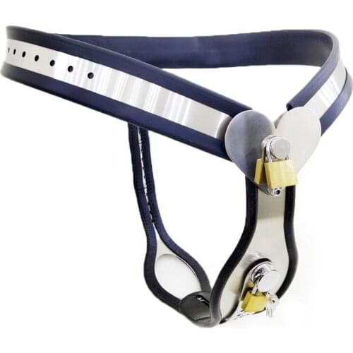 Heart Type Female Chastity Belt Underwear Stainless Steel Silicone Chastity Lock BDSM Bondage Pants Sex Toys For Women Erotic