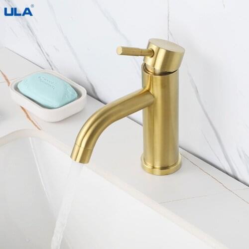 ULA Faucet for Basin Washbasin Water Faucets Hot Cold Water Bathroom Mixer Tap Waterfall Sink Faucet Tap
