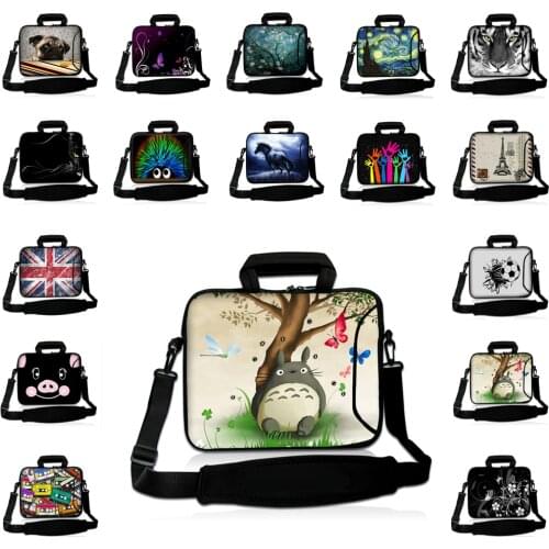 Funda Portatil Bolsas 15.6 inch Laptop Messenger Handle Shoulder Strap Carry Bag 10 12 13.3 14 15 17 Notebook Computer Briefcase