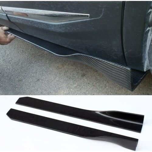 Currency short Style Body decoration Carbon fiber Side skirts For BMW E46 E60 E39 E87 E90 E92 F30