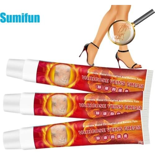 1/2/3Pcs Varicose Veins Cream Anti-swelling Red Capillary Vasculitis Treatment Pain Relief Ointment Herbal Medical Plaster