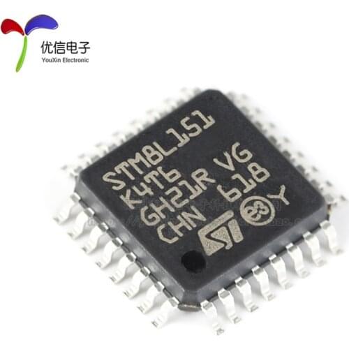 1pcs / lote genuine stm8l151k4t6 lqfp-32 16mhz / 16kb flash / 8-bit microcontroller MCU