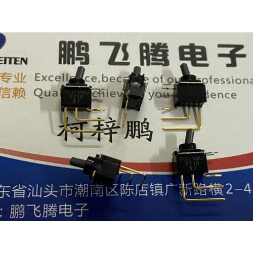 1PCS Japan FUJISOKU FT1D-4M-1-Z miniature toggle switch curved foot 3 feet 2 gears horizontal shaking head rocker arm