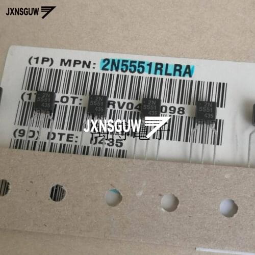 10PCS ON 2N5551 TO-92 Transistor 5551 Audio pair tube power 2N5551 Transistor Triode Taping round plate